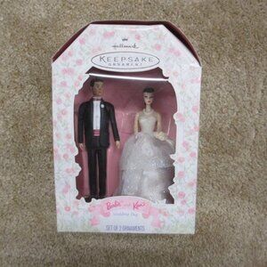 BARBIE AND KEN WEDDING CHRISTMAS TREE ORNAMENT